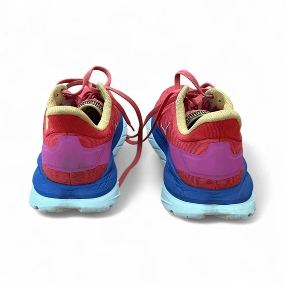 HOKA ONE ONE Mach 4 Women’s Running Training Sneakers Red Fiesta Size 7.5B - Picture 6 of 8